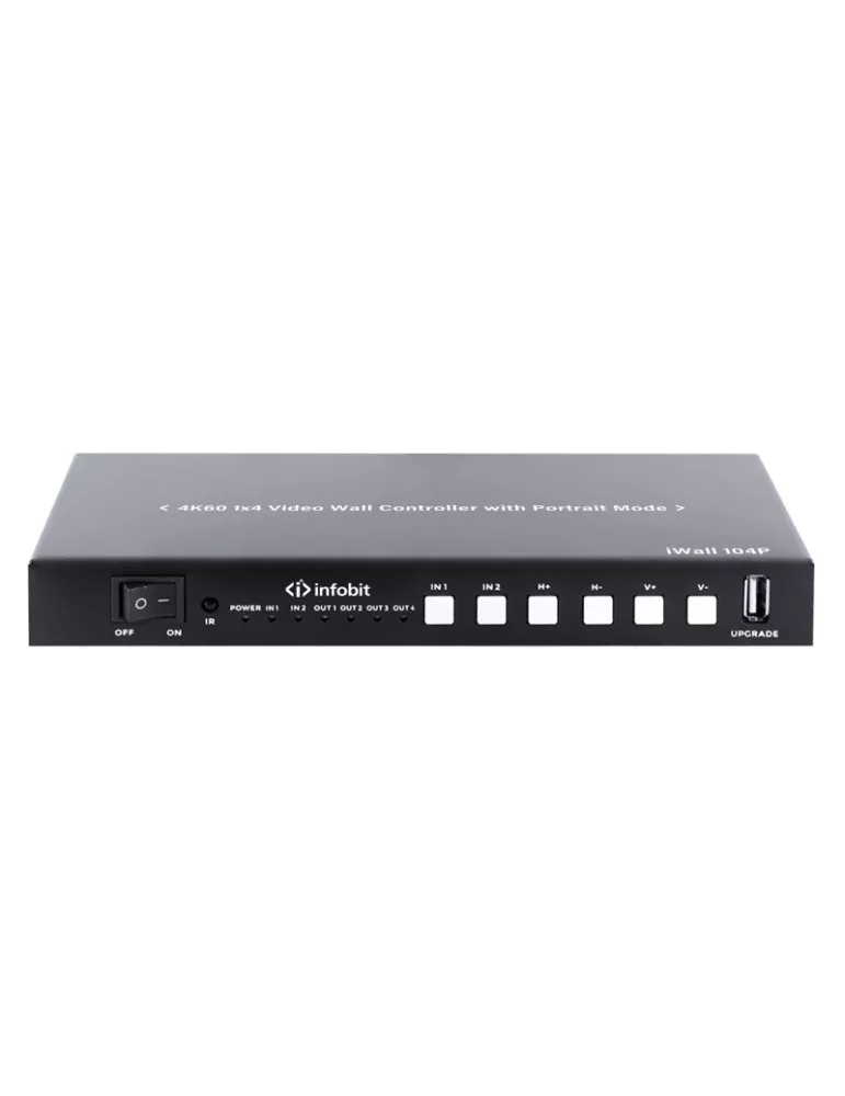 INFOBIT IWALL104P iWall 104P videowall controller with portrait mode support INFOBIT INFIWALL104P | MusicGoodDeal