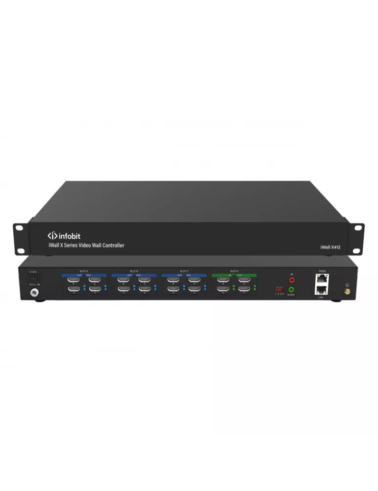 INFOBIT IWALLX412 Contrôleur Mur Vidéo HDMI 1080P  iWall X412
