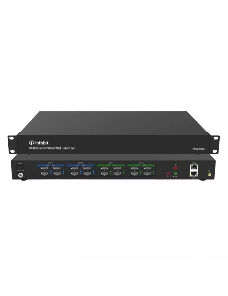 INFOBIT IWALLX808 Videowand-Controller HDMI 1080P iWall X808 INFOBIT INFIWALLX808 | MusicGoodDeal