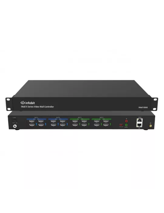 INFOBIT IWALLX808 Videowand-Controller HDMI 1080P iWall X808 INFOBIT INFIWALLX808 | MusicGoodDeal