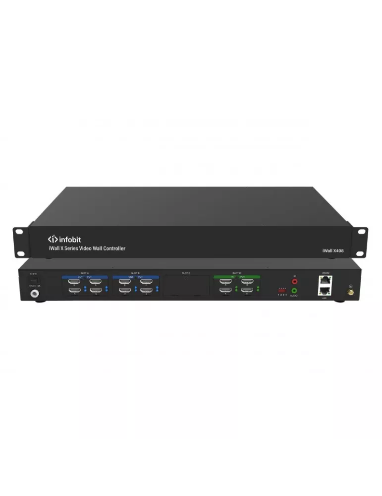 INFOBIT IWALLX408 Controlador de videowall iWall X408 1080P HDMI INFOBIT INFIWALLX408 | MusicGoodDeal