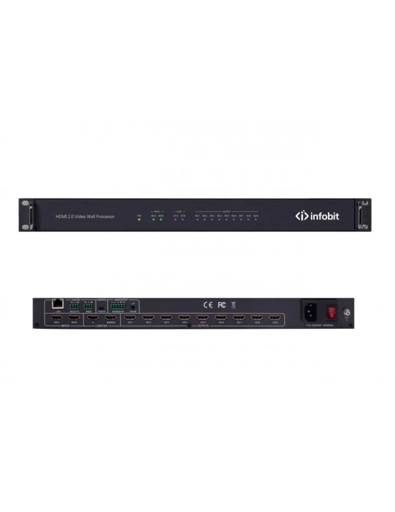 INFOBIT IWALL209 iWall 209 Videowand-Controller INFOBIT INFIWALL209 | MusicGoodDeal