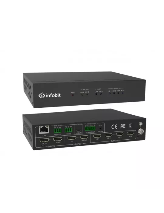 INFOBIT IWALL204 Video Wall Controller iWall 204 INFOBIT INFIWALL204 | MusicGoodDeal