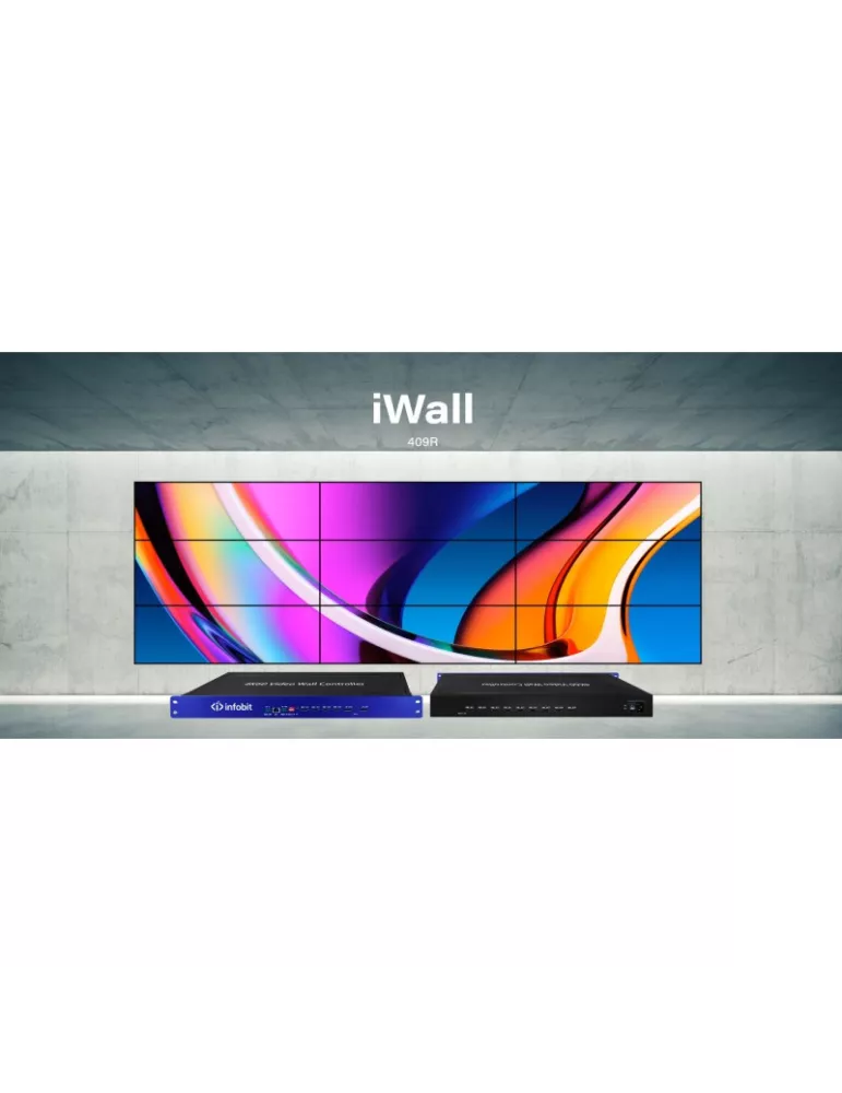INFOBIT IWALL409R Controlador de videowall de 9 pantallas iWall 409R INFOBIT INFIWALL409R | MusicGoodDeal