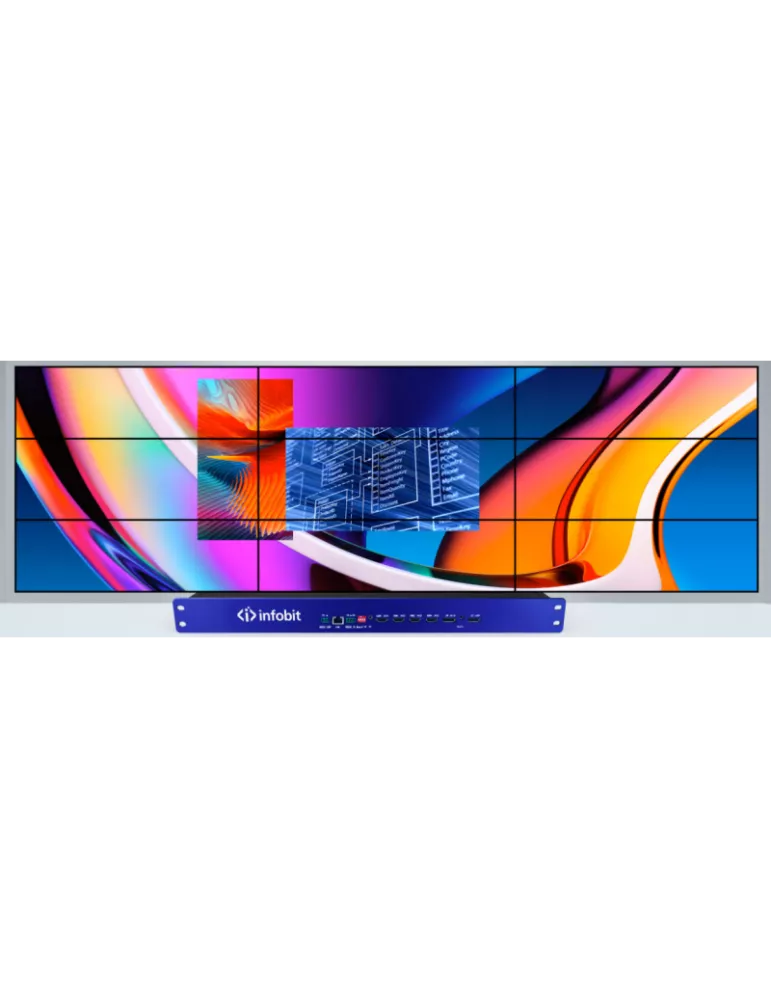 INFOBIT IWALL409R 9 Screen Video Wall Controller iWall 409R INFOBIT INFIWALL409R | MusicGoodDeal