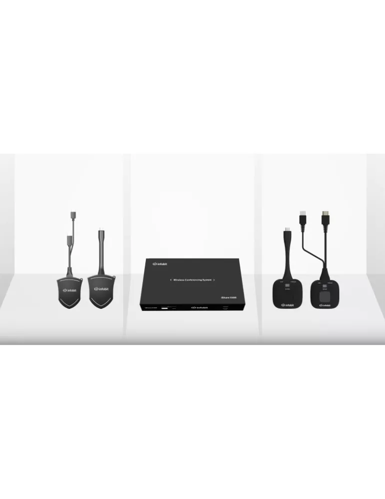 INFOBIT ISHAREX400N Recepteur Systeme presentation sans fil  iShare X400New BYOD 4 affichages 4K
