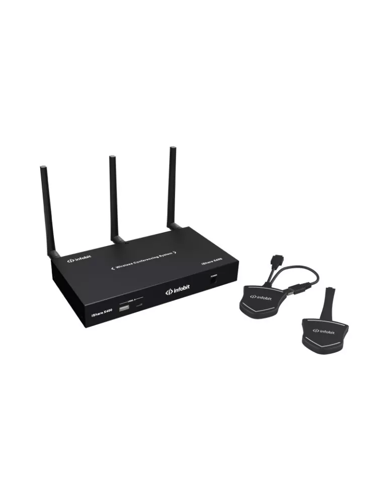 INFOBIT ISHAREX400N Recepteur Systeme presentation sans fil  iShare X400New BYOD 4 affichages 4K