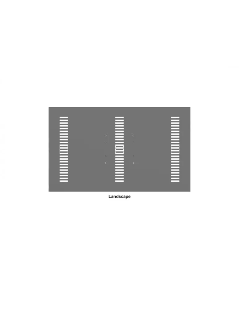 MULTIBRACKETS 1126 Plaque arrière caisson Multibrackets Enclosure 43" Back Plate Small Black