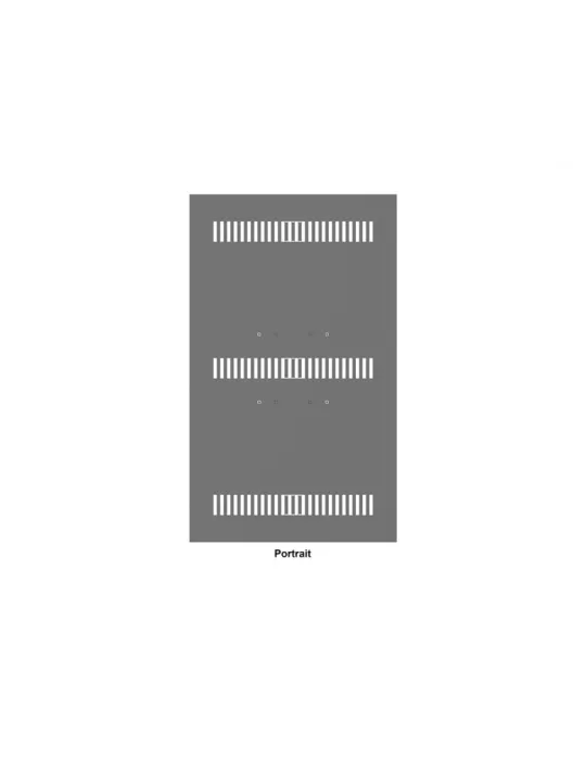 MULTIBRACKETS 1126 Rückplatte Gehäuse Multibrackets Enclosure 43  Back Plate Small Black MULTIBRACKETS MUL1126 | MusicGoodDeal