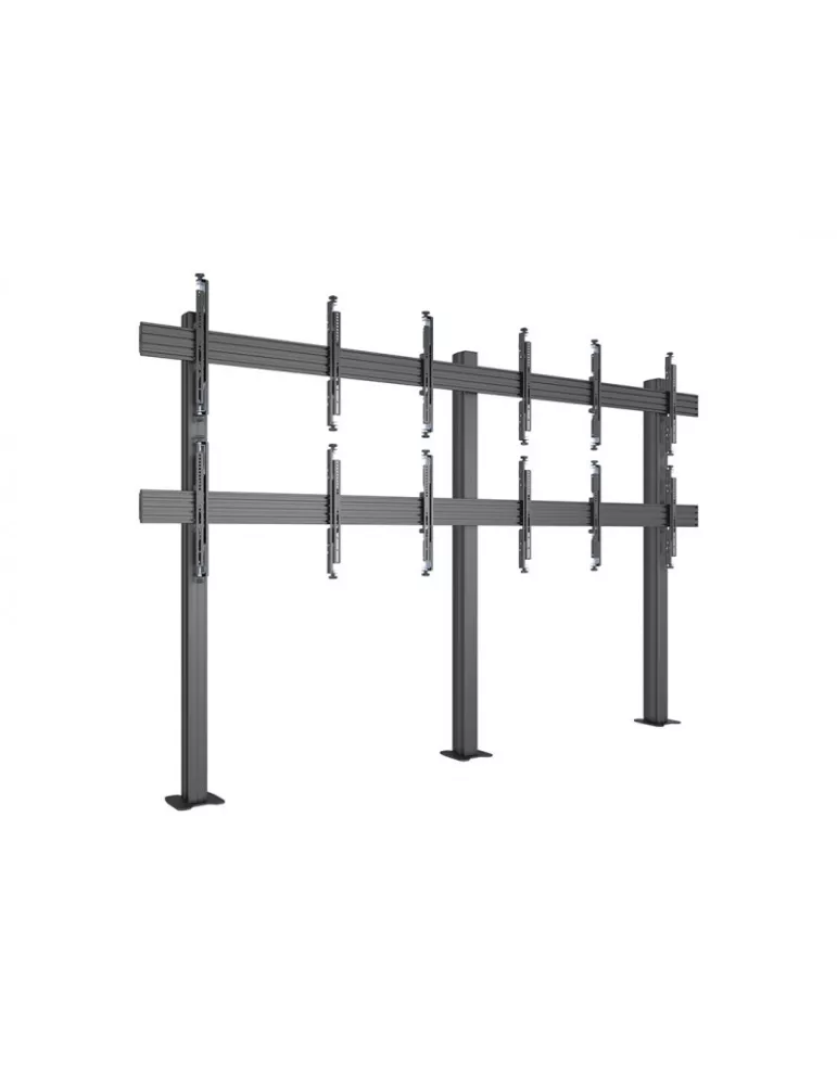 MULTIBRACKETS 3434 Bodenhalterung für Videowand Multibrackets Floormount Column Pro 3x2 MBFM3x2U 180 - 6 Bildschirme 32-65  VE