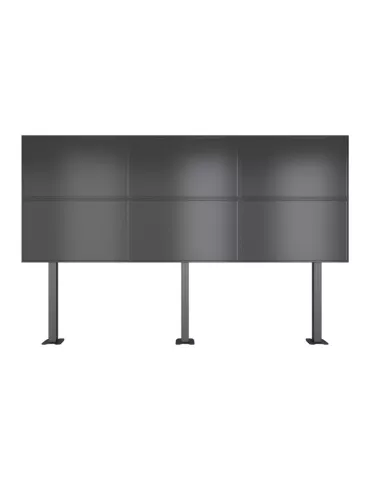 MULTIBRACKETS 3434 Bodenhalterung für Videowand Multibrackets Floormount Column Pro 3x2 MBFM3x2U 180 - 6 Bildschirme 32-65  VE 2