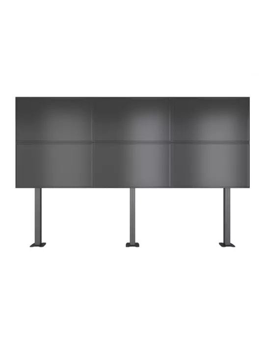 MULTIBRACKETS 3434 Floor mount for video wall Multibrackets Floormount Column Pro 3x2 MBFM3x2U 180 - 6 screens 32-65  VESA Max