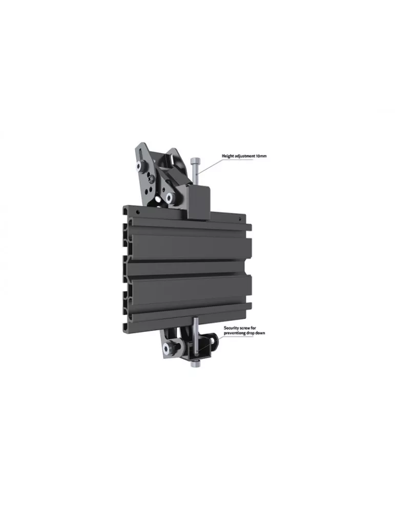 MULTIBRACKETS 5988 Support mural inclinable Multibrackets Wallmount Pro MBW4U 200 - 5 écrans 27"-32" VESA Max 200x200