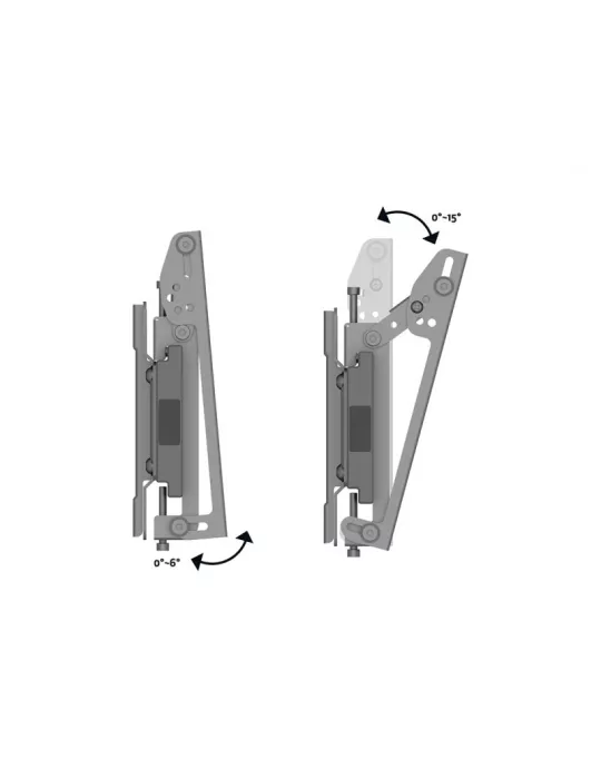 MULTIBRACKETS 5988 Support mural inclinable Multibrackets Wallmount Pro MBW4U 200 - 5 écrans 27"-32" VESA Max 200x200