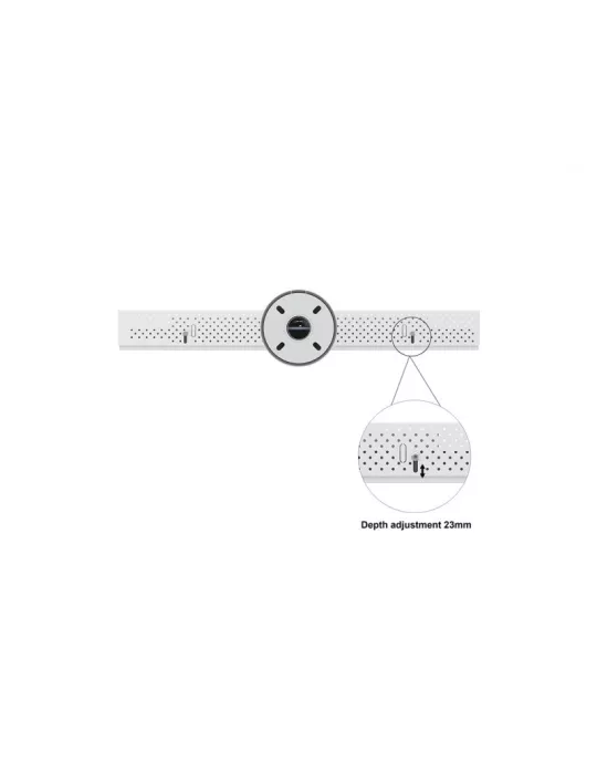 MULTIBRACKETS 3908 Caisson avec support sol plafond Multibrackets Caja de 50  de suelo a techo Mediana MULTIBRACKETS MUL3908 |