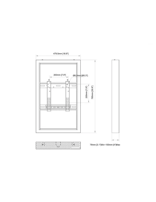 MULTIBRACKETS 1065 Multibrackets PRO Series Enclosure 32   REF  MULTIBRACKETS MUL1065 | MusicGoodDeal
