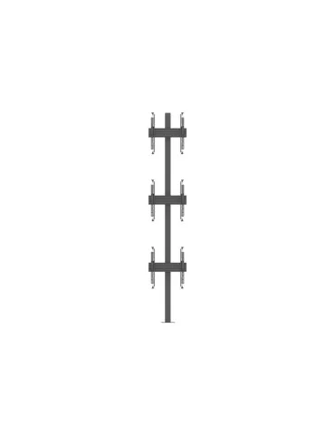 MULTIBRACKETS 0334 Adjustable floor mount Multibrackets MBFC3U 270 Floormount Column Pro - 3 screens 32 -65  VESA Max 400x400 2