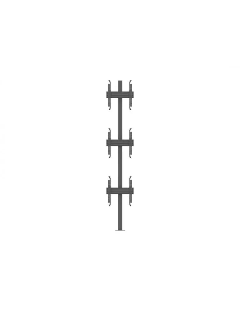 MULTIBRACKETS 0334 Soporte de suelo ajustable Multibrackets MBFC3U 270 Floormount Column Pro - 3 pantallas 32 -65  VESA Max 40