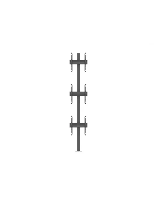 MULTIBRACKETS 0334 Adjustable floor mount Multibrackets MBFC3U 270 Floormount Column Pro - 3 screens 32 -65  VESA Max 400x400