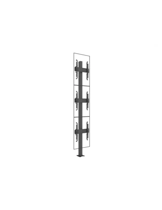 MULTIBRACKETS 0334 Support sol a fixer ajustable Multibrackets MBFC3U 270 Floormount Column Pro - 3 écrans 32"-65" VESA Max 400