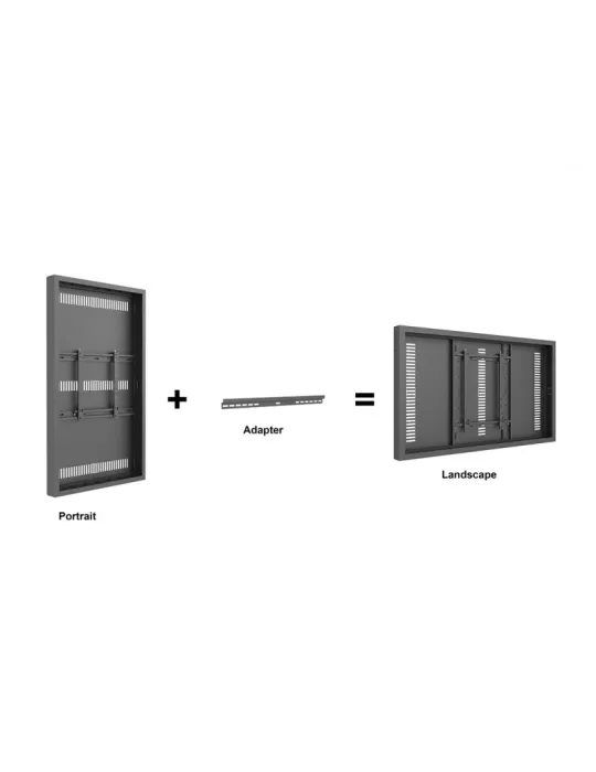 MULTIBRACKETS 1201 Placa arrière caisson Multibrackets Recinto 55  Placa trasera Medium Negro MULTIBRACKETS MUL1201 | MusicGoo