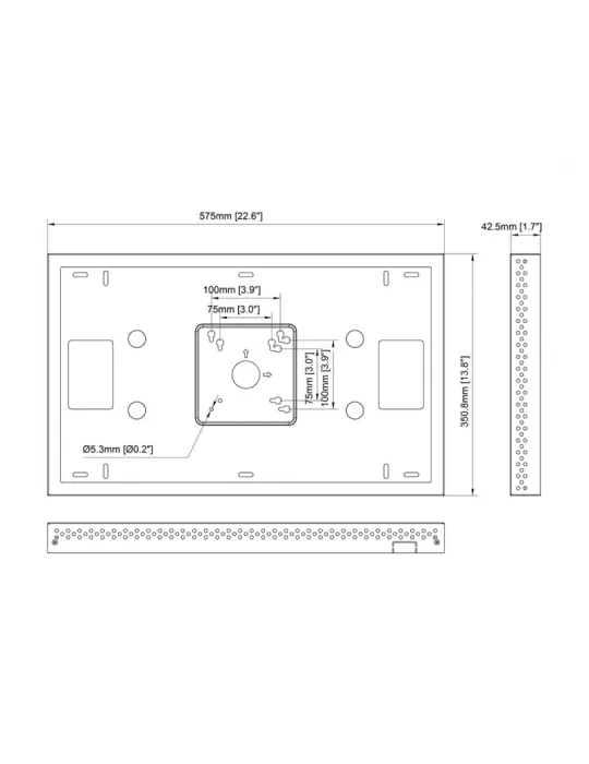 MULTIBRACKETS 1386 Cadre mural sécurisé Multibrackets PRO Series Enclosure Moniteur 24'' REF: