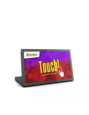 CLETECH M2H13NBBB Cadre sur pied de table pour écran 13'' Horizontal