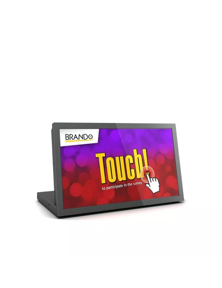 CLETECH M2H13NBBB Cadre sur pied de table pour écran 13'' Horizontal