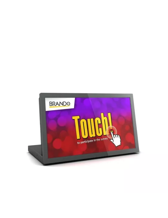 CLETECH M2H13NBBB Cadre sur pied de table pour écran 13'' Horizontal