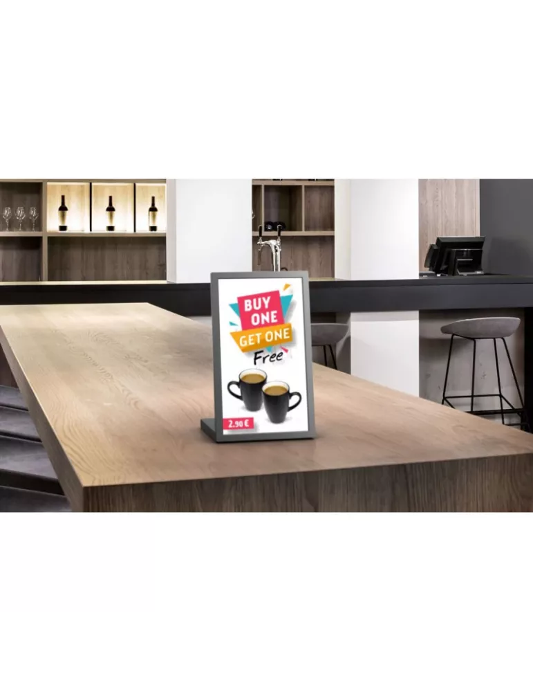 CLETECH M2H13NBBB Frame on table stand for 13   display Horizontal CLETECH CLEM2H13NBBB | MusicGoodDeal