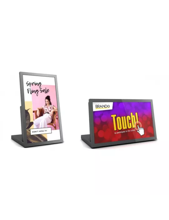 CLETECH M2H13NBBB Frame on table stand for 13   display Horizontal CLETECH CLEM2H13NBBB | MusicGoodDeal