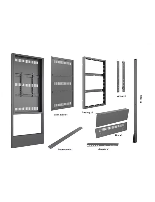 MULTIBRACKETS 4776 Enclosure Totem 55  Floormount Indoor Multibrackets VESA max 400x500 MULTIBRACKETS MUL4776 | MusicGoodDeal