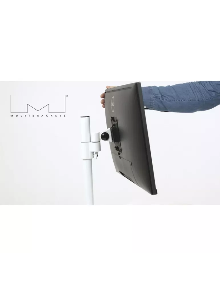 MULTIBRACKETS 5150 Support table rotatif Multibrackets Deskmount Officeline Single White - écran 15" -30" Vesa Max 100x100