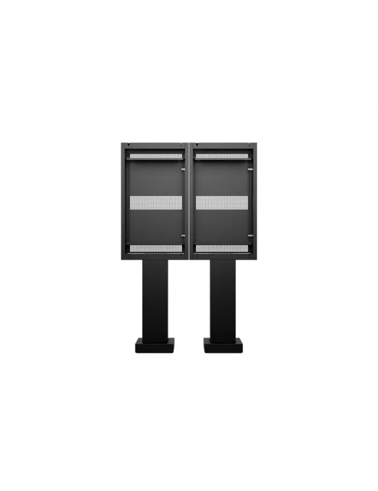MULTIBRACKETS 6597 Support sol à fixer Multibrackets Totem Pro Dual OH55F/B/A-S - 2 écrans 55" VESA Max 1186x560