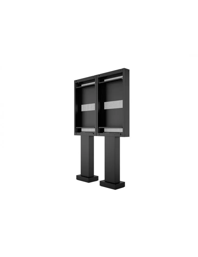 MULTIBRACKETS 6597 Bodenständer zur Befestigung Multibrackets Totem Pro Dual OH55F B A-S - 2 55 -Bildschirme VESA Max 1186x560