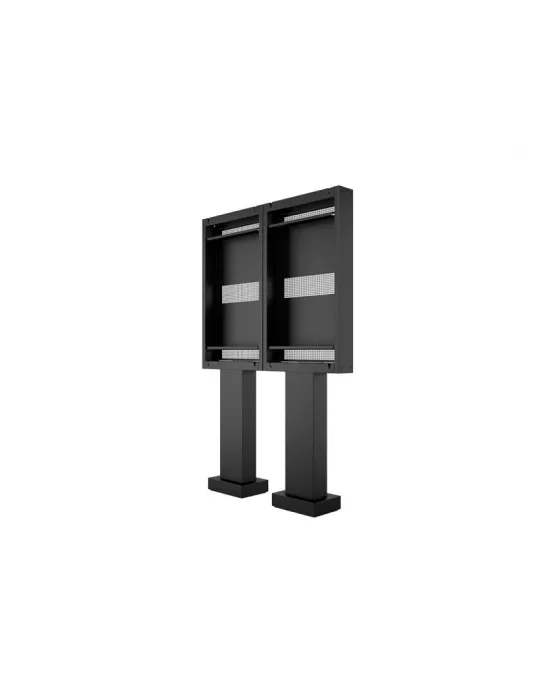 MULTIBRACKETS 6597 Bodenständer zur Befestigung Multibrackets Totem Pro Dual OH55F B A-S - 2 55 -Bildschirme VESA Max 1186x560