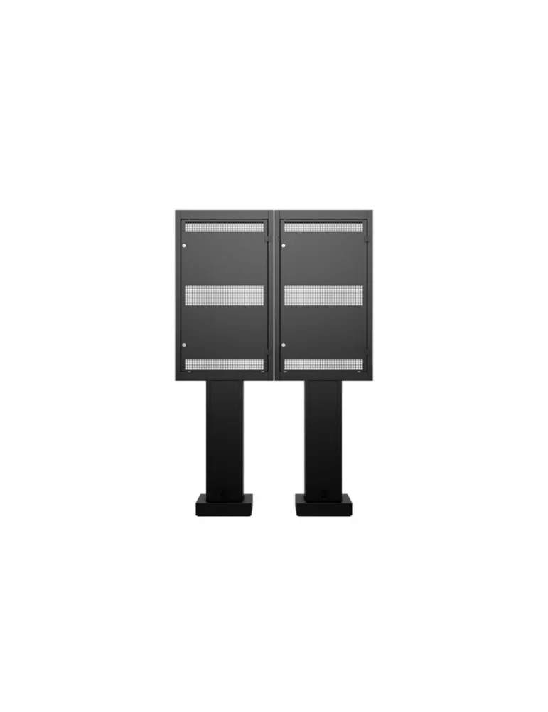 MULTIBRACKETS 6597 Bodenständer zur Befestigung Multibrackets Totem Pro Dual OH55F B A-S - 2 55 -Bildschirme VESA Max 1186x560