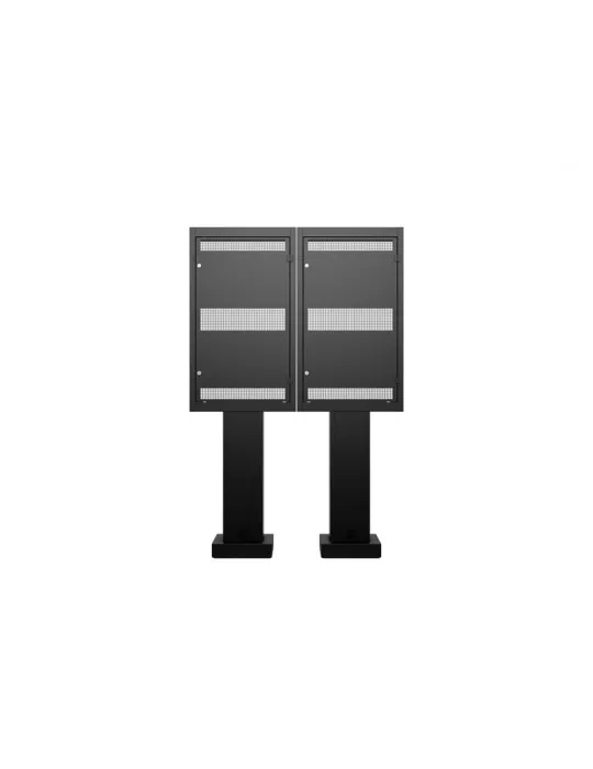 MULTIBRACKETS 6597 Bodenständer zur Befestigung Multibrackets Totem Pro Dual OH55F B A-S - 2 55 -Bildschirme VESA Max 1186x560
