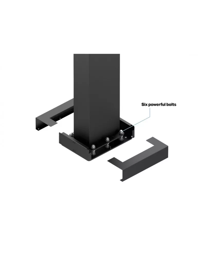 MULTIBRACKETS 6597 Multisoportes de suelo Totem Pro Dual OH55F B A-S - 2 pantallas 55  VESA Max 1186x560 MULTIBRACKETS MUL6597