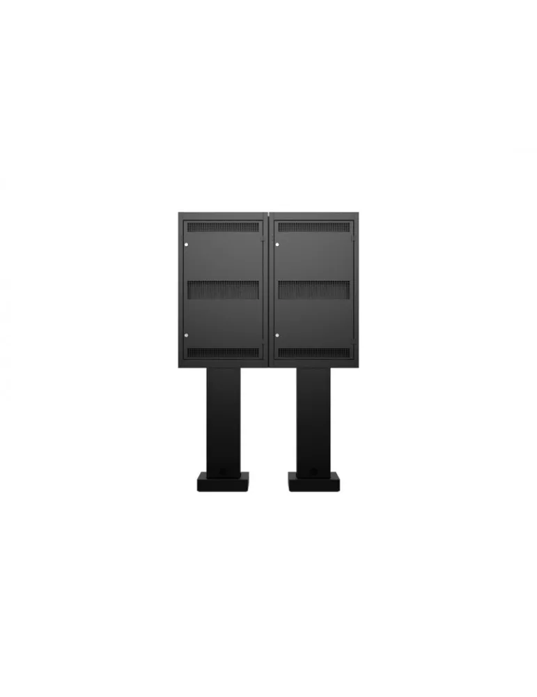 MULTIBRACKETS 6597 Bodenständer zur Befestigung Multibrackets Totem Pro Dual OH55F B A-S - 2 55 -Bildschirme VESA Max 1186x560