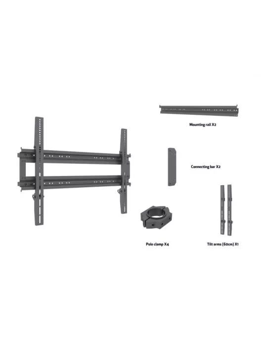 MULTIBRACKETS B8847 Support Multibrackets Support Dual Pole 800X600 - screen 65 -100  VESA Max 800x600 MULTIBRACKETS MULB8847