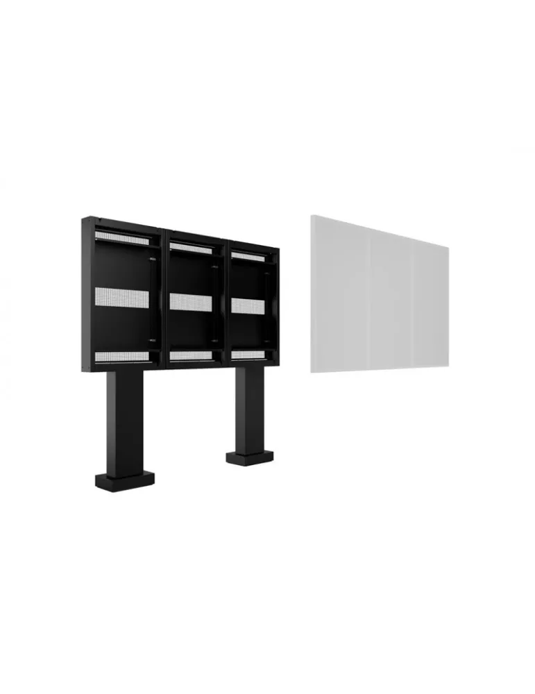 MULTIBRACKETS 6603 Bodenständer zur Befestigung Multibrackets Totem Pro Triple OH55F B A-S - 3 55 -Bildschirme VESA Max 1186x5
