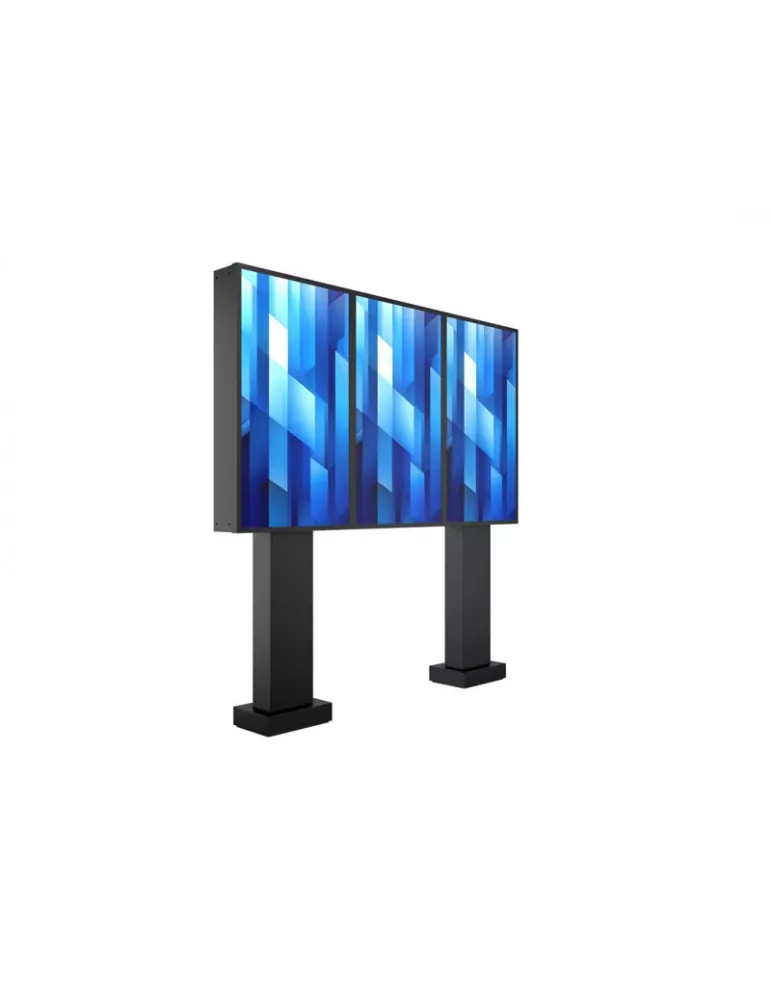 MULTIBRACKETS 6603 Multisoportes de suelo Totem Pro Triple OH55F B A-S - 3 pantallas 55  VESA Max 1186x560 MULTIBRACKETS MUL66