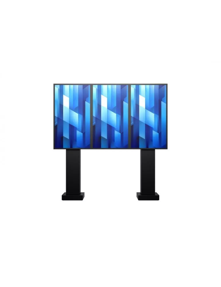 MULTIBRACKETS 6603 Support sol à fixer Multibrackets Totem Pro Triple OH55F/B/A-S - 3 écrans 55" VESA Max 1186x560
