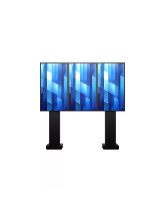 MULTIBRACKETS 6603 Floor stand Multibrackets Totem Pro Triple OH55F B A-S - 3 screens 55  VESA Max 1186x560 MULTIBRACKETS MUL6