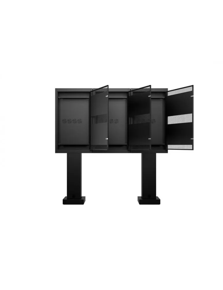 MULTIBRACKETS 6603 Support sol à fixer Multibrackets Totem Pro Triple OH55F/B/A-S - 3 écrans 55" VESA Max 1186x560