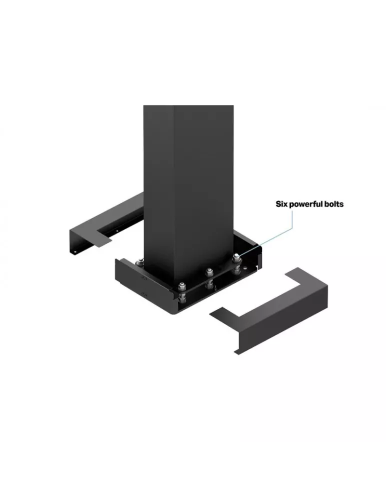 MULTIBRACKETS 6603 Multisoportes de suelo Totem Pro Triple OH55F B A-S - 3 pantallas 55  VESA Max 1186x560 MULTIBRACKETS MUL66