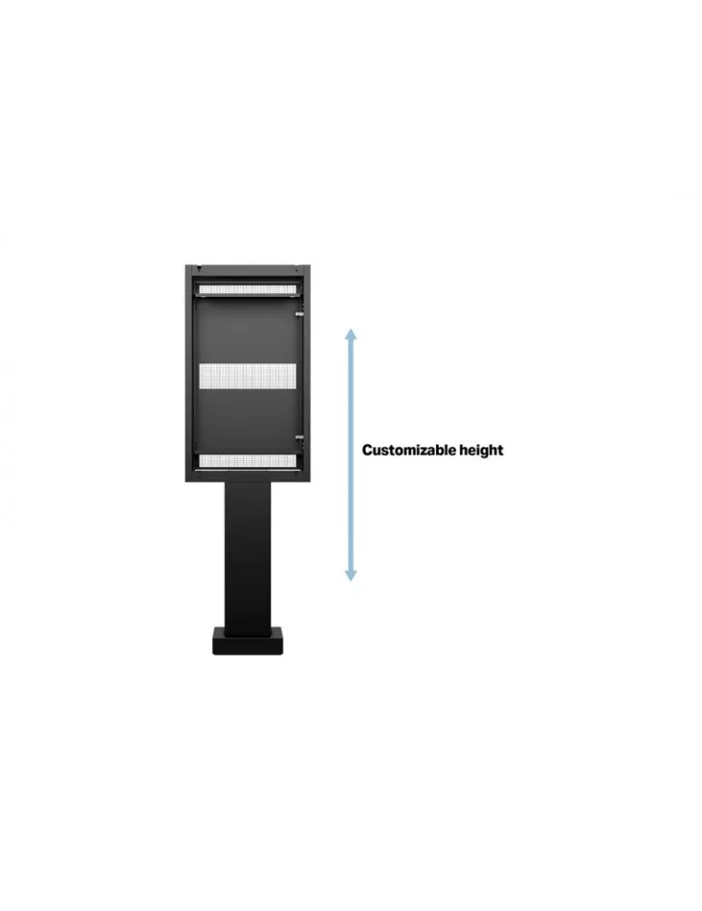 MULTIBRACKETS 6580 Floor stand Multibrackets Totem Pro Single OH55F B A-S - 55  screen MULTIBRACKETS MUL6580 | MusicGoodDeal
