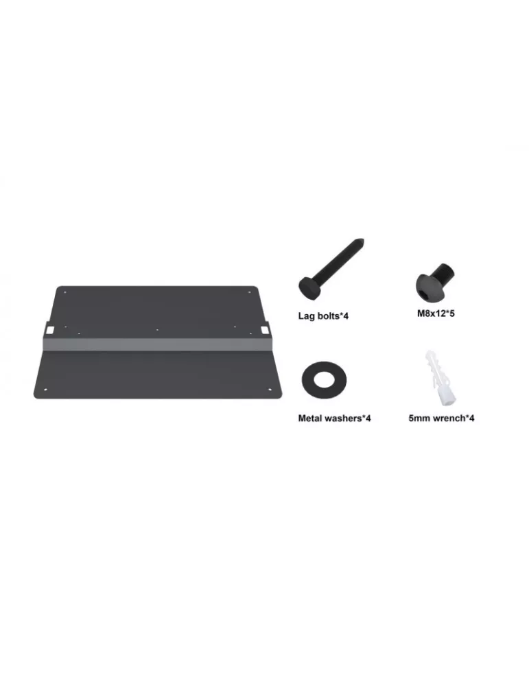 MULTIBRACKETS 7512 Embase en acier a fixer Multibrackets Floorbase pour OM46N-D