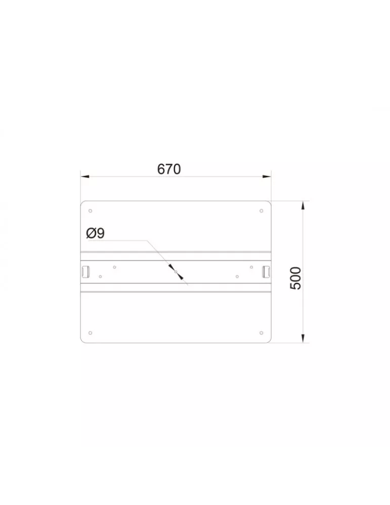 MULTIBRACKETS 7512 Embase en acier a fixer Multibrackets Floorbase pour OM46N-D